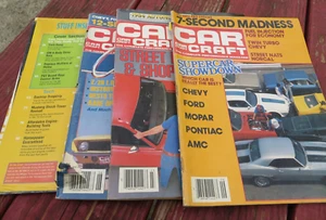 VINTAGE CAR CRAFT PERFORMANCE MAGAZINE 1981-1999 LOT OF 4 - Foto 1 di 10