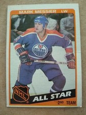 MARK MESSIER Edmonton OILERS 1984-85 TOPPS All Star HOCKEY CARD #159