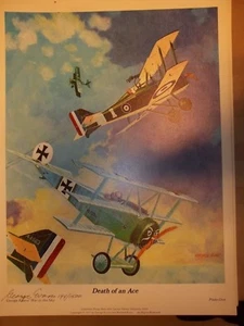 1978 National Cartoonists Society Death of an Ace signiert George Evans 194/1500 - Bild 1 von 4