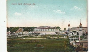 Baltimore MD Electric Park 1910 DAY TIME VIEW Pub. by J. Thos. Smith - Bild 1 von 2