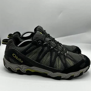 Oboz Traverse Low Mens Size 13 Gray/Green Hiking Trail Sneakers Shoes - Picture 1 of 12