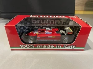 Brumm R390B Ferrari 126CK turbo Test Monza 1981 Villeneuve/Pironi 1:43 - Foto 1 di 4