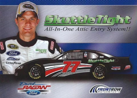 2013 DAVID RAGAN "SKUTTLE TIGHT" #77 LATE MODEL  NASCAR POSTCARD Cover