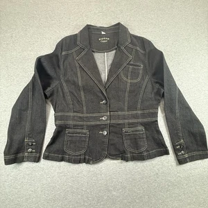Vintage Riders Copper Denim Button Up Jacket With Pockets Size XXL - Picture 1 of 10