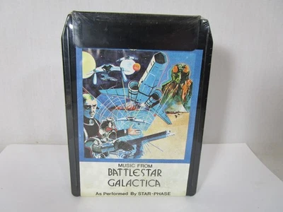 Music from Battlestar Galactica 8-Track by Star Phase Artco 1978 Sci Fi Rare  - Image 1 of 4