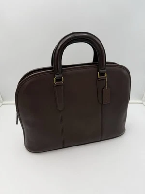 COACH VINTAGE NY • Unisex Large Brown Domed Bag in GREAT CONDITION • Made in USA - image 1 of 4