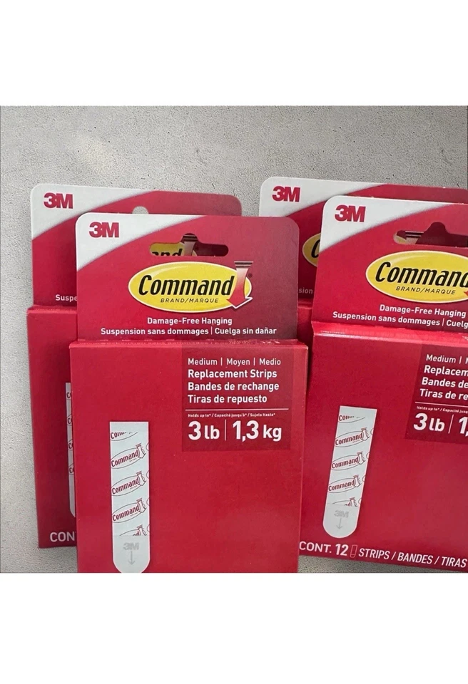 Command Refill Strips 3lb - 12 Strips per pack 32 Packs total - Image 1 of 1