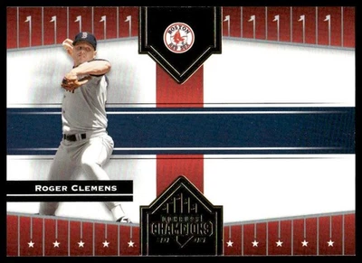 2005 Donruss Champions #101 Roger Clemens Boston Red Sox - Image 1 of 2