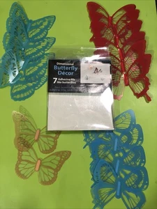 16 pcs Dimensional Butterfly Decorations, 3-D Self-Adhesive nature Decorations - Picture 1 of 6