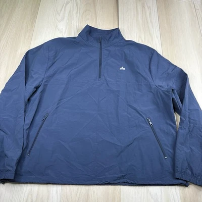 Pullover ligero para llevar ALO Yoga azul marino para hombre talla L grande Foto 1 de 4