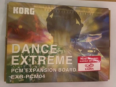 Korg EXB-PCM04 Dance Extreme PCM Expansion Board PCM/PERFORMANCE DATE LIBRARY - Image 1 of 4