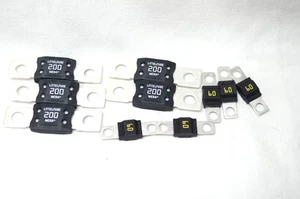Qty 10 MEGA / AMG Fuse 200 Amp 32V, 298 & 60 Amp 498 32v - Picture 1 of 3