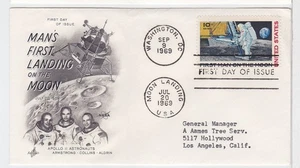 TurtlesTradingPost- Moon Landing 1969 FDC #C76 - FDC Artcraft Cachet - Picture 1 of 1