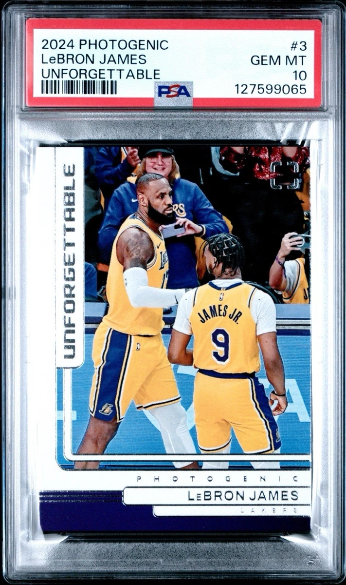 Panini LeBron James 10 Graded Basketball Sports Trading Cards
