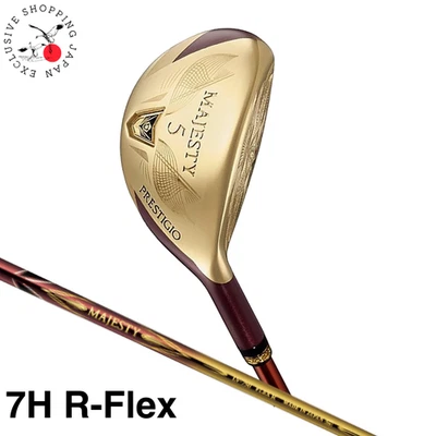 Majesty Golf Prestigio XII 12 Hybrid Utility 7H R Flex LV750 Graphite Shaft Men - Image 1 of 4