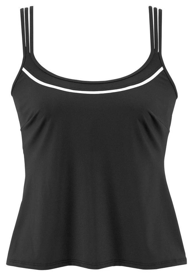 Marken Damen Bügel-Tankini-Top Bademode schwarz Gr. 42 (Cup-C) NEU - Bild 1 von 1