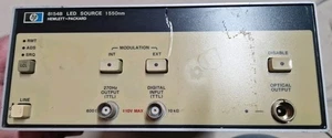 HP Agilent KEYSIGHT 8154B LED SOURCE 1550nm Optical - UNGETESTET - Bild 1 von 2