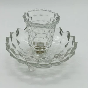 Indiana Whitehall Candle Centerpiece Bowl Cubist Pattern - Picture 1 of 3