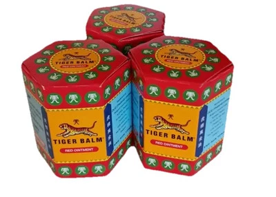 Tiger Balm (Red) Super Strength Pain Relief Ointment   (pack of 4) Of 19 Gram - Image 1 of 4