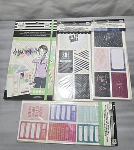 Lote de pegatinas Happy Planner #1 - 4 paquetes en total - artículos patrimoniales - BNOS - Imagen 1 de 10