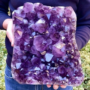 22,55 Pfund TOP! Natürlicher Amethyst Cluster Quarz Kristall Spitze Vug Mineral Probe - Bild 1 von 8