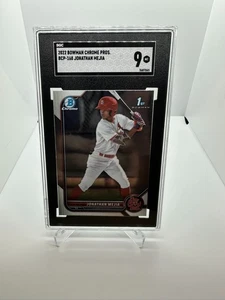 2022 Bowman Chrome - Prospects Jonathan Mejia #BCP-168 (RC) SGC 9 - Picture 1 of 2