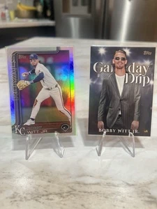 2025 Topps Series 1 Bobby Witt Jr. Rainbow Foil #100 Kansas City - Picture 1 of 4