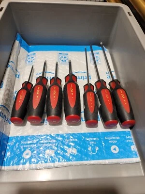 Craftsman (Made In USA) 7 Piece Professional Screwdriver Torx Star Set Mechanic - Image 1 of 2