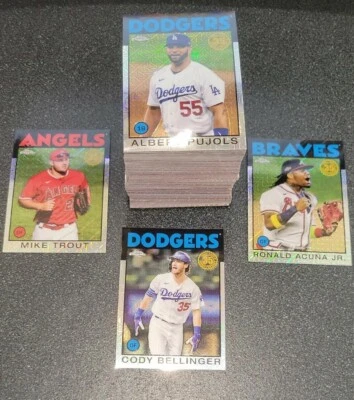 2021 TOPPS UPDATE SERIES '86 TOPPS CHROME SILVER PACK MOJO #86C- - Image 1 of 4