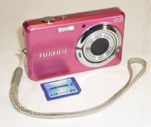 Fujifilm Digital Camera FinePix J30 12.2MP Pink Tested - Picture 1 of 9