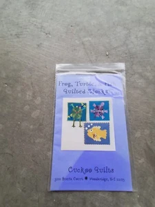 Cuckoo Quilts Frog Turtle & Fish Quilted Clocks Quilt Pattern - Picture 1 of 2