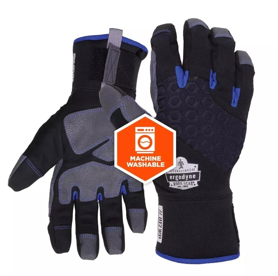 817WP Thermal Insulated Waterproof Warm Winter Lined Cold Weather WORK GLOVES - Image 1 of 4