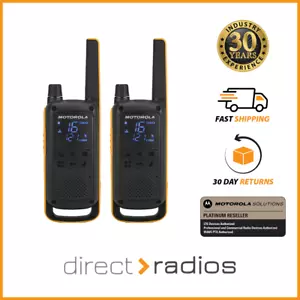 Paquete doble Motorola Talkabout T82 Extreme Walkie Talkie sin licencia PMR446 - Imagen 1 de 14
