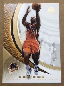 2005-06 Baron Davis Gold /25 Parallel SP Game Used