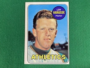 1969 Topps #23 Lew Krausse Oakland Athletics C - Picture 1 of 1
