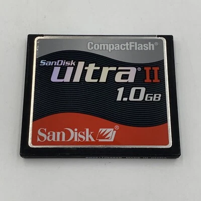 Lot of 4 Pcs -Sandisk Ultra 2.0 Compact Flash 1.0 GB Memory Card Used - Image 1 of 4