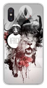 Coque en silicone imprimée compatible Xiaomi Mi 8 Pro Africa Swag - Photo 1 sur 3