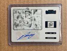 Signed Dareke Young 2022 Contenders Printing Plate Autographed  Seahawks 1/1