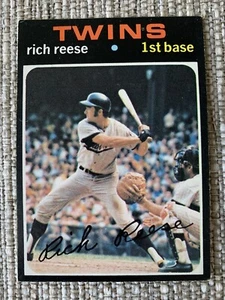 1971 Topps #349 Rich Reese Minnesota Twins 1. Base Baseballkarte - Bild 1 von 7