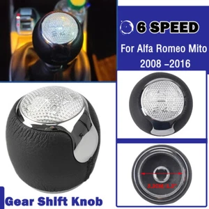 6 Speed Manual Gear Stick Shift Knob For Alfa Romeo Mito 2009-2016 147/166 - Picture 1 of 15