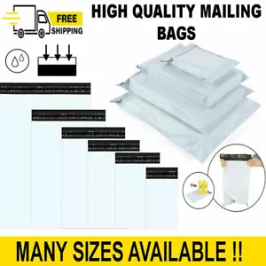 More details for strong mailing postage bags post mail white postal bags parcel bags self seal