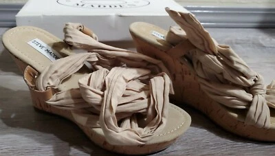 Tacones altos Steve Madden vintage años 70 1980 Transit caja rara blanca 7 Foto 1 de 4