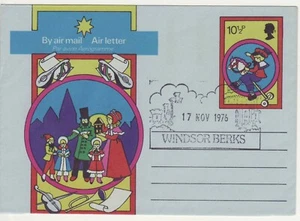 GB Stamps Aerogram / Air Letter APS36 - 10 1/2p Carols,Music Christmas 1976 USED - Picture 1 of 1