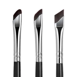 Angled Eyeliner Brush 3 Pcs Eyebrow Brush Set Flat Ultra Thin Eyebrow Conceal... - Picture 1 of 7