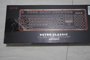 Retro Classic Bluetooth Artisan BT USB Wired Vintage Backlit MK-RETRO-L-03-US - Picture 1 of 5