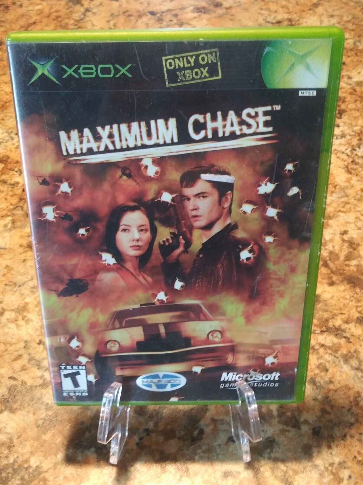 Maximum Chase video game (Microsoft Xbox, 2003)   W/O Manual with case