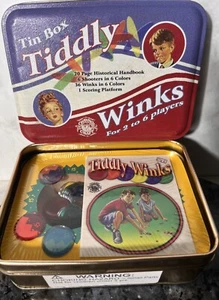 Caja de hojalata guiños mareados para 2 a 6 jugadores juego vintage 2002 canal artesanía sellado - Imagen 1 de 4