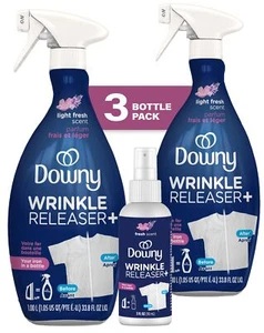 Downy Wrinkle Releaser Spray Travel Size Spray + 16.9 Fl Oz Pack of 2 All In ... - Picture 1 of 6