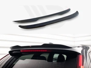For Volvo V90 R-Design MK2 Maxton Design Spoiler Wing Extension Gloss Black ABS - Picture 1 of 6