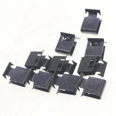 10 x Sujetador de clip de retención de rejilla de metal para Audi TT A6 A8 S4 S5 Q3 Q7 8L0807180 Foto 1 de 4